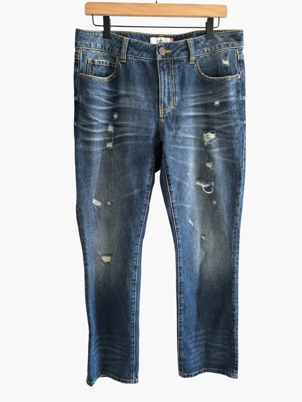 Cabi 100% BF Distressed Boyfriend Jeans Size 6 Style# 4152